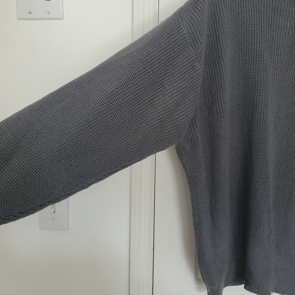 2for$20 Timber Trail XL grey knit sweater sweatshirt 4 button over the head - Picture 9 of 9